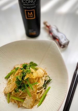和パスタ♡簡単！筍とセリのスパゲッティ-レシピのメイン写真