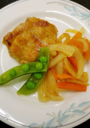 ヨーグルトで柔らかく！『鶏のカレー焼』-レシピのメイン写真