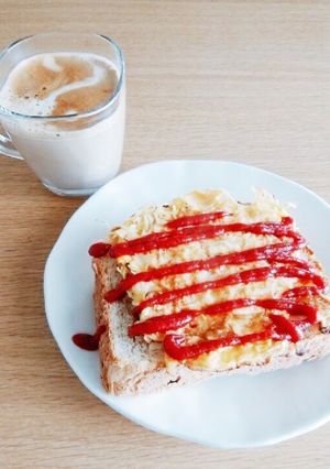 韓国風トースト？-レシピのメイン写真