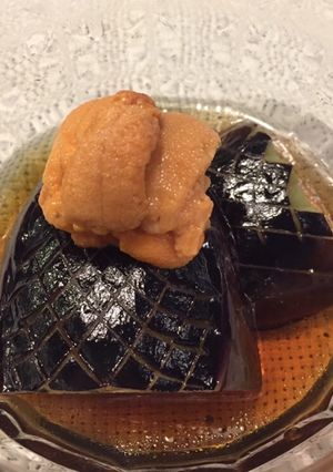 簡単！茄子の雲丹乗せ-レシピのメイン写真