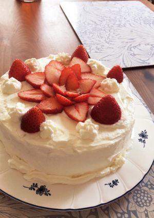 お店並!ふんわりショートケーキ-レシピのメイン写真