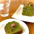 桜と抹茶のパウンドケーキ