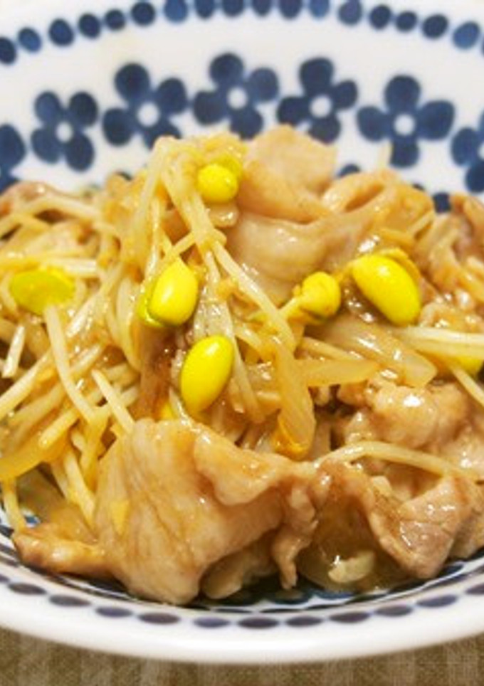 大鰐温泉もやしと豚こまのオイスター炒め♪-レシピのメイン写真