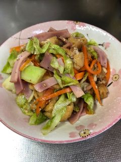 にんじんとキャベツの和風炒め-レシピのメイン写真