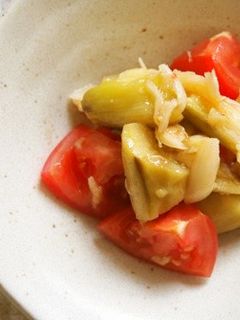 トマトとなすのナムル♪とろとろ食感♪-レシピのメイン写真