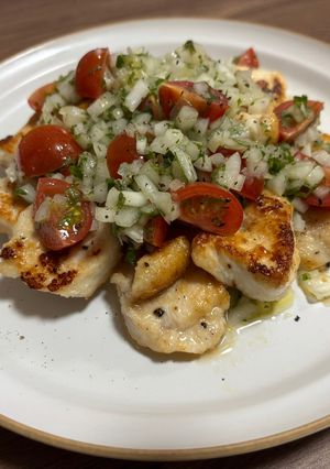 鶏胸肉のグリル 大葉ケッカソース仕立て-レシピのメイン写真