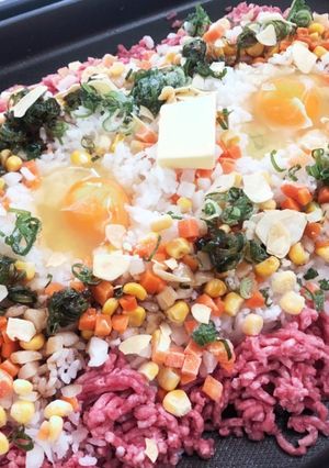 簡単！ホットプレートでペッパーランチ風❷-レシピのメイン写真