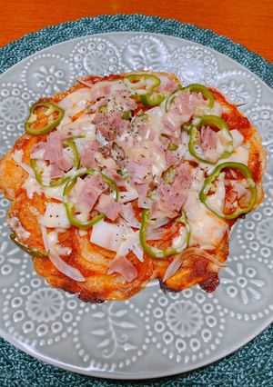 簡単!じゃがいもと餅のピザ風☆★-レシピのメイン写真