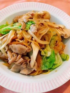 めんつゆで、キャベツと豚バラの和風パスタ-レシピのメイン写真