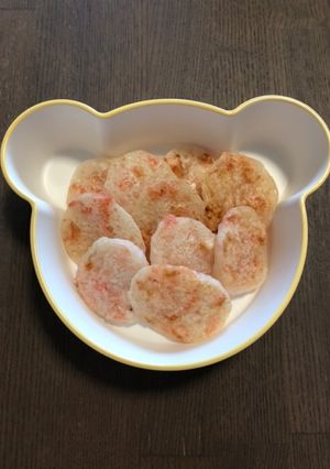 離乳食つかみ食べに☆山芋エビおやき-レシピのメイン写真