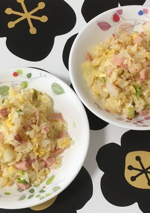 姜葱醤としゃもじ箸二刀流で簡単炒飯-レシピのメイン写真