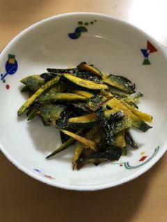 かぼちゃの皮でかりんとう-レシピのメイン写真