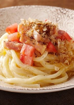 和風カルボナーラうどん-レシピのメイン写真
