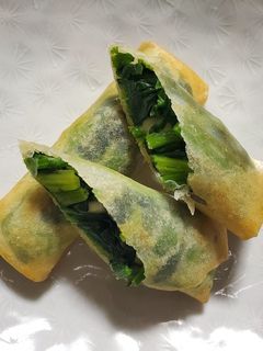 ほうれん草の春巻き-レシピのメイン写真