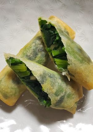 ほうれん草の春巻き-レシピのメイン写真