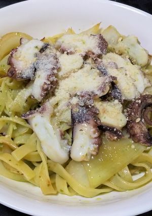タコのジェノベーゼパスタ-レシピのメイン写真