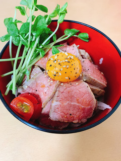 ローストビーフ丼-レシピのメイン写真