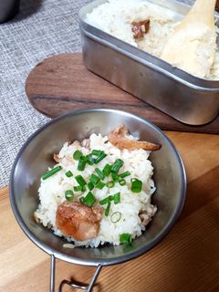 メスティンで焼き鳥缶の炊き込みご飯-レシピのメイン写真