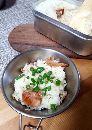 メスティンで焼き鳥缶の炊き込みご飯-レシピのメイン写真
