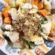 全てレンジ温野菜卵すごだれ味チャンプル