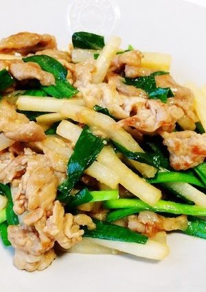 豚肉とニラ大根の味噌炒め-レシピのメイン写真