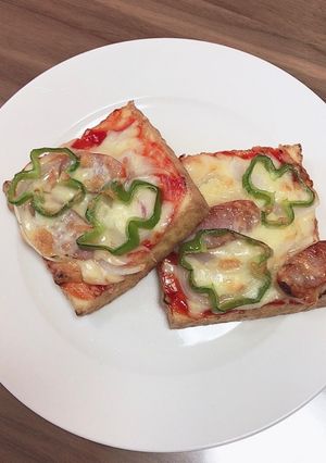 糖質制限 ヘルシー厚揚げピザ☆-レシピのメイン写真