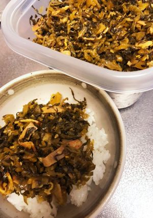 簡単!万能ベーコン高菜(作り置き)-レシピのメイン写真