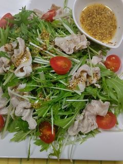しゃぶしゃぶ豚肉のサラダ-レシピのメイン写真
