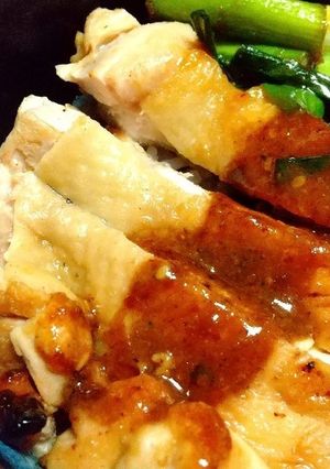 ゴマ風味の鶏味噌照焼き丼-レシピのメイン写真