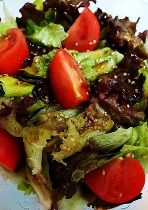 かんたん酢で甘めの和風ドレッシング!!-レシピのメイン写真