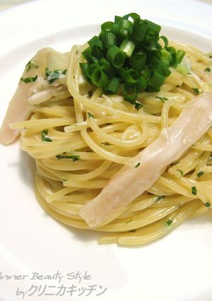 新生姜と薬味野菜のさっぱりクリームパスタ-レシピのメイン写真