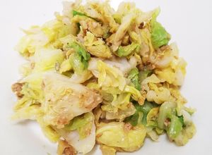 簡単に♪キャベツのにんにく味噌和え-レシピのメイン写真