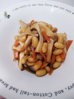簡単♪エリギンと大豆煮の甘辛炒め-レシピのメイン写真