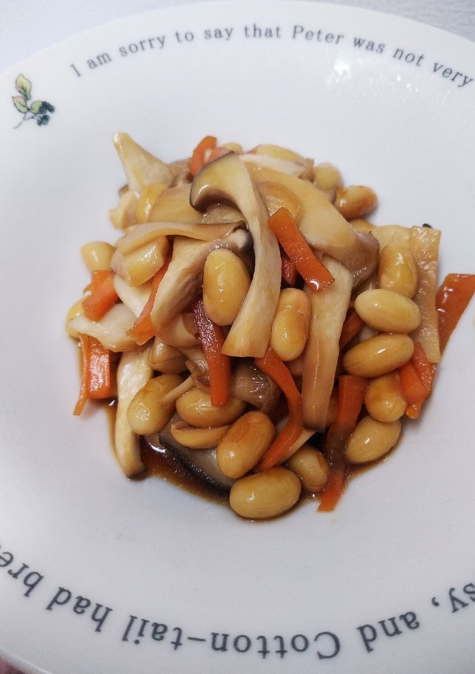 簡単♪エリギンと大豆煮の甘辛炒め-レシピのメイン写真