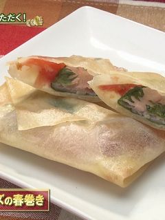 オロフレトマトとチーズの春巻き-レシピのメイン写真