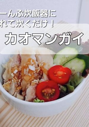 炊飯器で！生姜香る♪簡単カオマンガイ-レシピのメイン写真