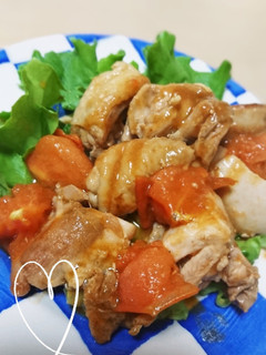 ☆鶏とトマトのガーリック炒め☆-レシピのメイン写真