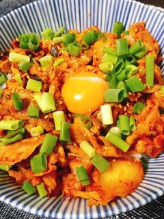 豚キムチ丼-レシピのメイン写真