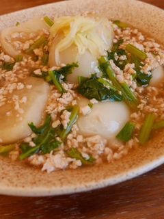 小かぶのそぼろあんかけ煮-レシピのメイン写真