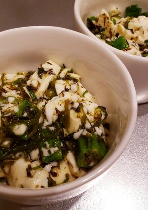 豆腐のめかぶ和え-レシピのメイン写真