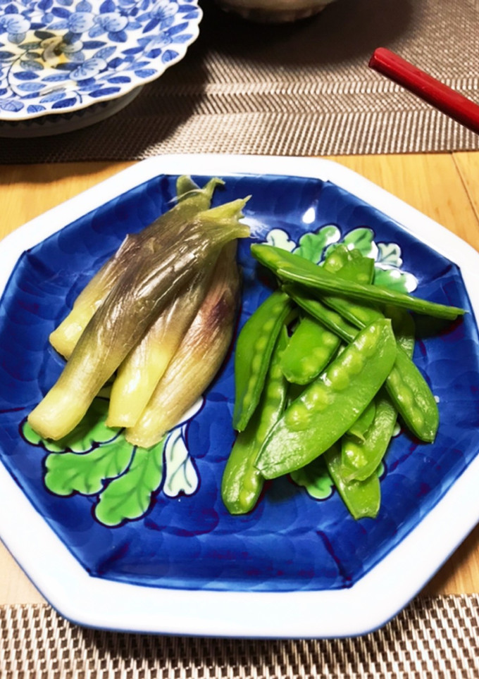 絹さやのぬか漬け-レシピのメイン写真