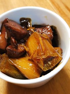 つやつや☆鶏レバーと白ネギの生姜甘辛煮-レシピのメイン写真
