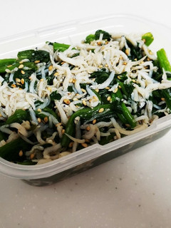 しらすとほうれん草の胡麻和え-レシピのメイン写真