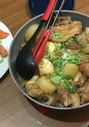 スペアリブ味噌煮込（上沼おしゃべり改）-レシピのメイン写真
