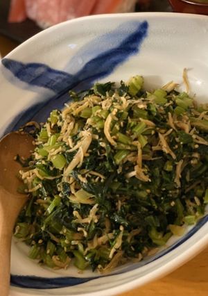 かぶの葉とじゃこの炒め物-レシピのメイン写真