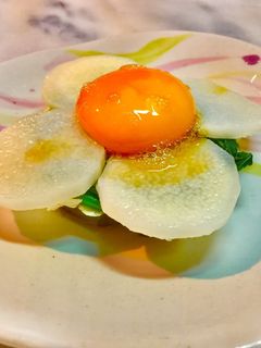 No2510出汁醤油漬け黄身の温野菜-レシピのメイン写真