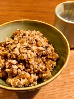 簡単!ご飯のお供、鶏そぼろ生姜醤油煮-レシピのメイン写真
