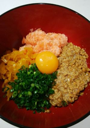 納豆アレンジ(五色納豆)-レシピのメイン写真