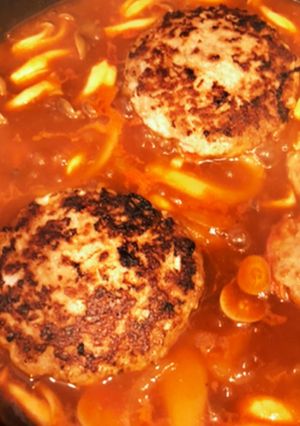 取り分け可＊煮込みハンバーグ＊【幼児食】-レシピのメイン写真
