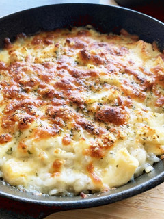 もち麦で焼きチーズリゾット-レシピのメイン写真